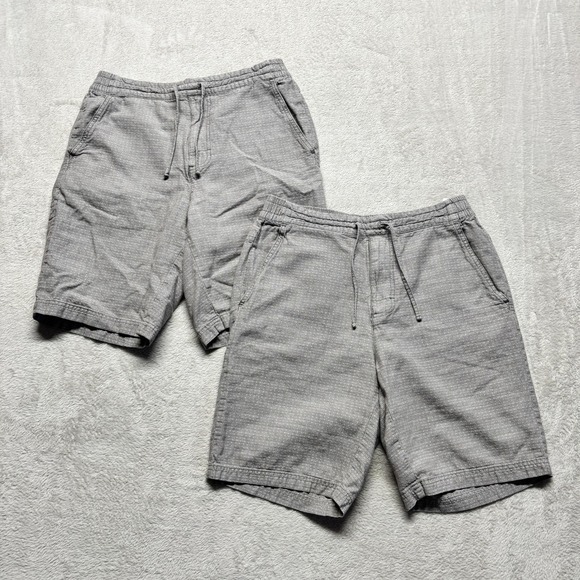 Columbia Other - (2) Columbia Shorts Mens S Organic Cotton Textured 9" Inseam Stretch Beach Gray